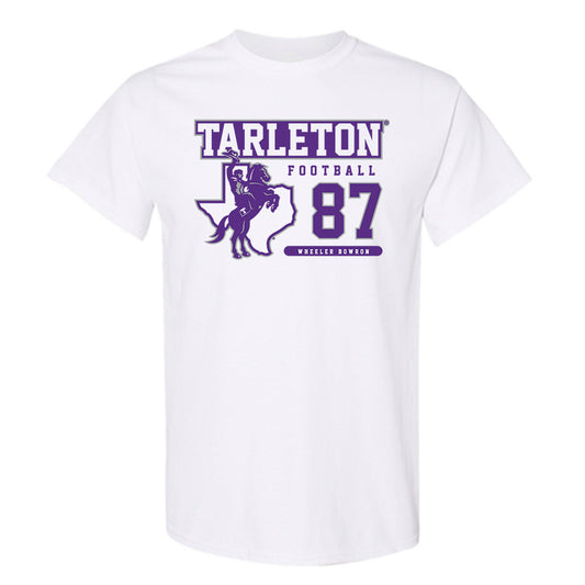 Tarleton State - NCAA Football : Wheeler Bowron - Classic Fashion Shersey T-Shirt-0