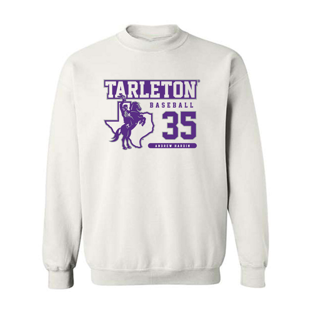 Tarleton State - NCAA Baseball : Andrew Hardin - Classic Fashion Shersey Crewneck Sweatshirt-0