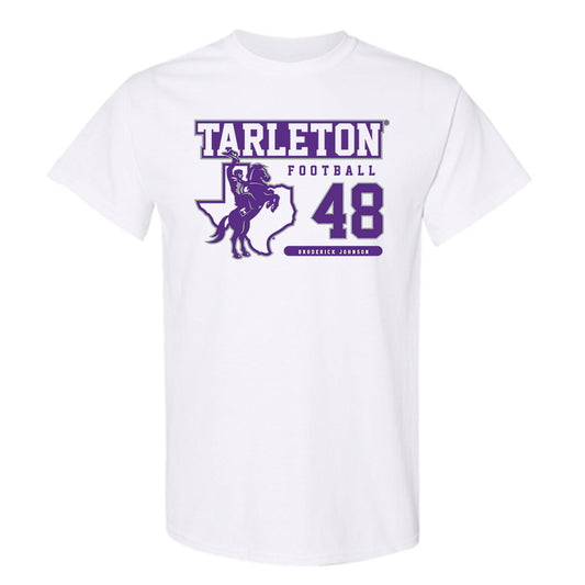 Tarleton State - NCAA Football : Broderick Johnson - Classic Fashion Shersey T-Shirt-0