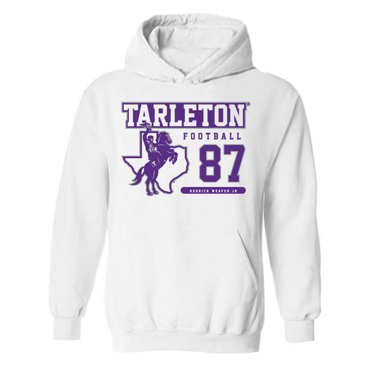 Tarleton State - NCAA Football : Rodrick Weaver Jr - Classic Fashion Shersey Hooded Sweatshirt
