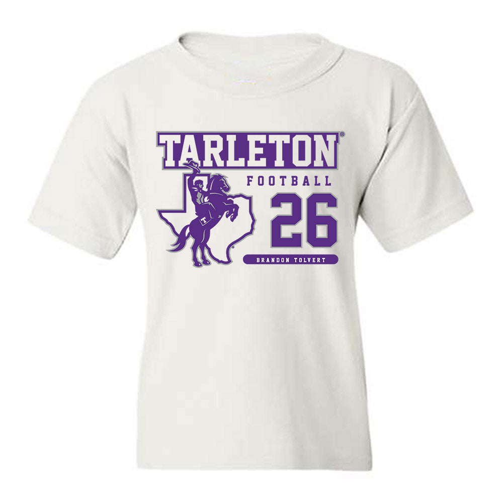 Tarleton State - NCAA Football : Brandon Tolvert - Classic Fashion Shersey Youth T-Shirt-0
