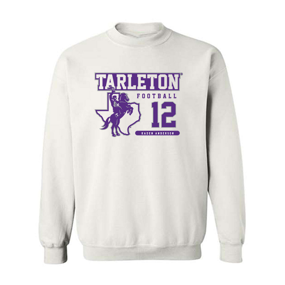 Tarleton State - NCAA Football : Kaden Anderson - Classic Fashion Shersey Crewneck Sweatshirt-0