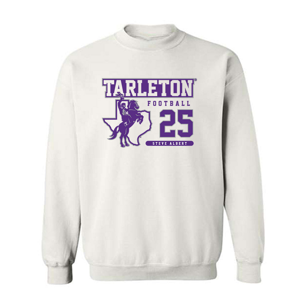 Tarleton State - NCAA Football : Steve Albert - Classic Fashion Shersey Crewneck Sweatshirt