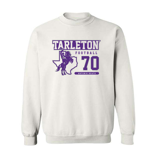 Tarleton State - NCAA Football : Antonio Heath - Classic Fashion Shersey Crewneck Sweatshirt-0