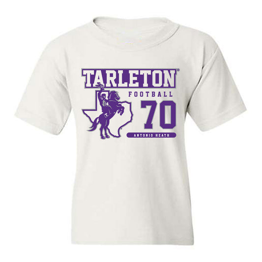 Tarleton State - NCAA Football : Antonio Heath - Classic Fashion Shersey Youth T-Shirt-0
