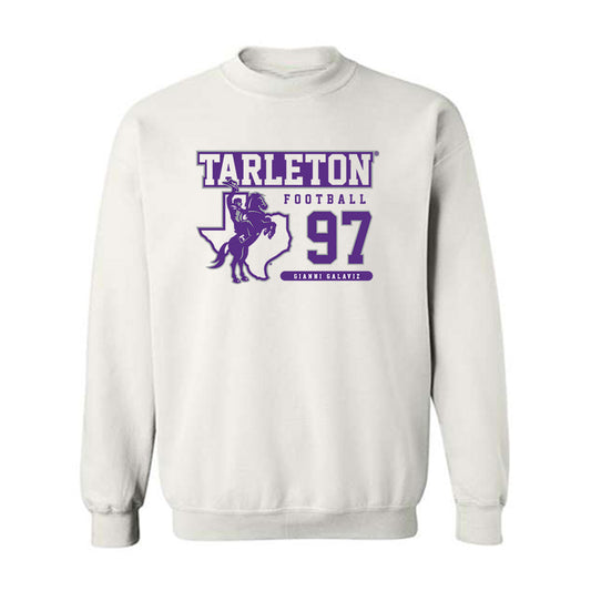 Tarleton State - NCAA Football : Gianni Galaviz - Classic Fashion Shersey Crewneck Sweatshirt