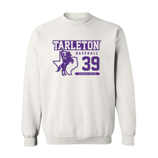 Tarleton State - NCAA Baseball : Brendon Carter - Classic Fashion Shersey Crewneck Sweatshirt-0