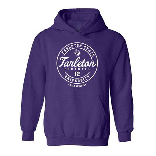 Tarleton State - NCAA Football : Kaden Anderson - Classic Fashion Shersey Hooded Sweatshirt-0