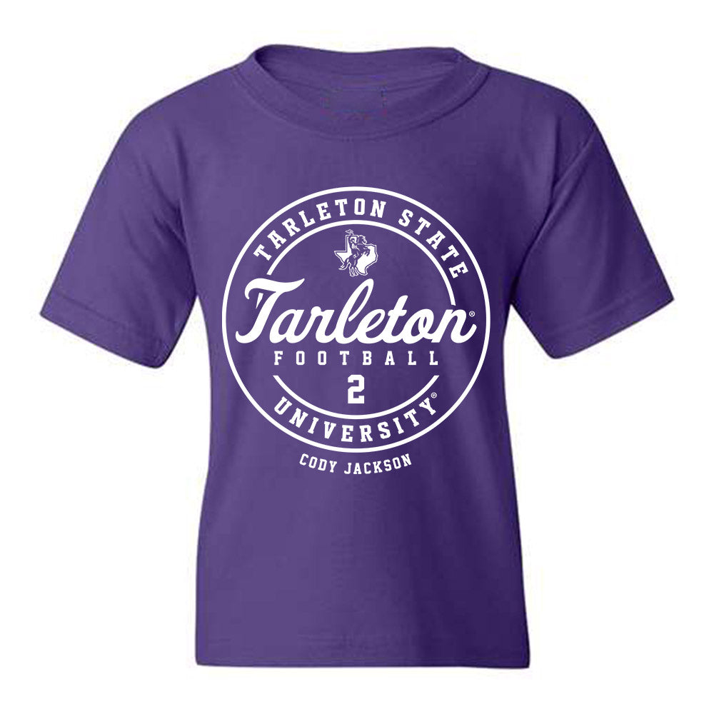 Tarleton State - NCAA Football : Cody Jackson - Youth T-Shirt