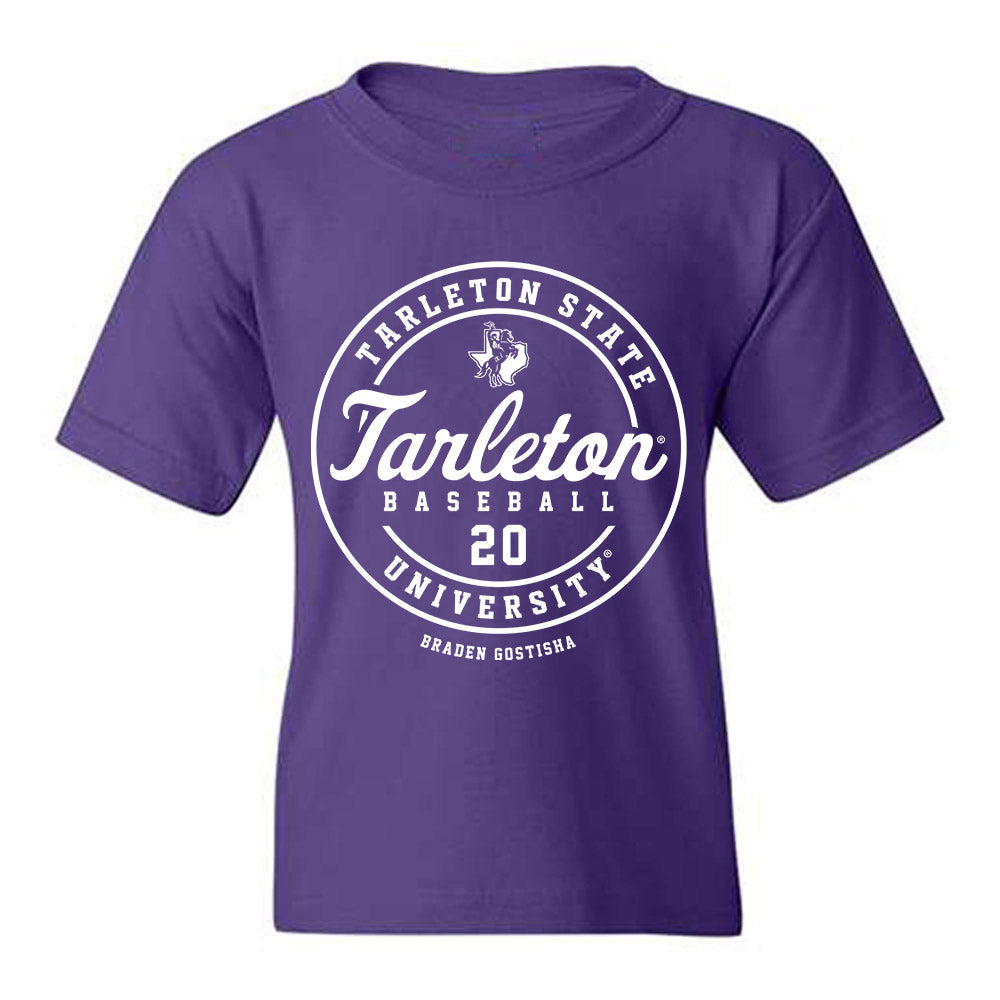 Tarleton State - NCAA Baseball : Braden Gostisha - Classic Fashion Shersey Youth T-Shirt-0