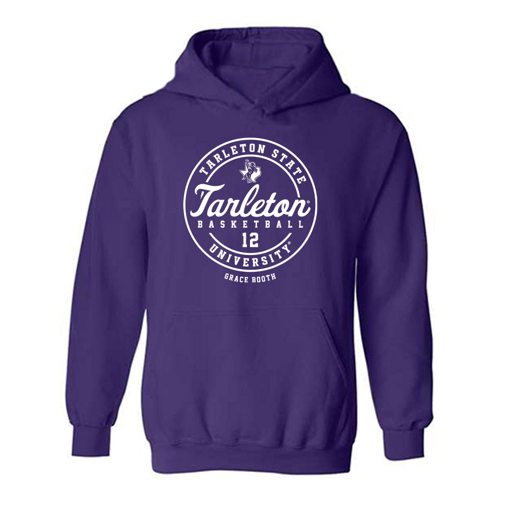 Tarleton State - NCAA Women's Basketball : Grace Booth - Classic Fashion Shersey Hooded Sweatshirt