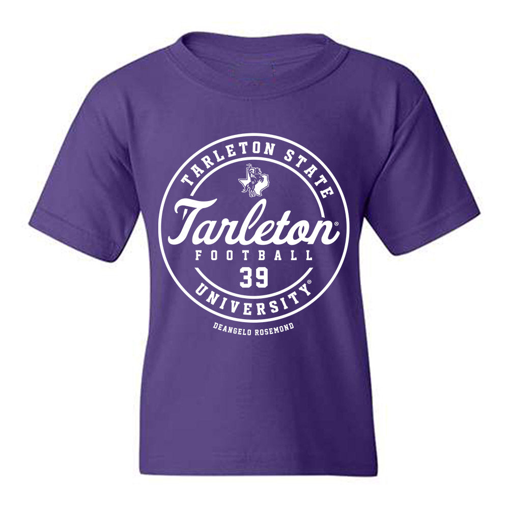 Tarleton State - NCAA Football : Deangelo Rosemond - Classic Fashion Shersey Youth T-Shirt-0