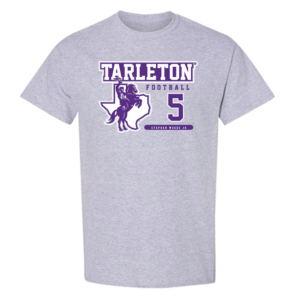 Tarleton State - NCAA Football : Stephen Woods Jr - Classic Fashion Shersey T-Shirt-0