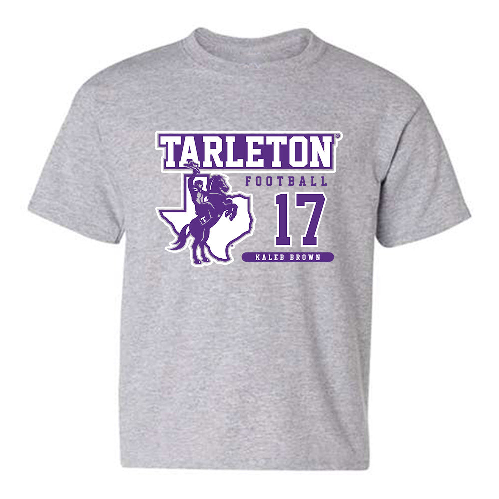 Tarleton State - NCAA Football : Kaleb Brown - Classic Fashion Shersey Youth T-Shirt-0