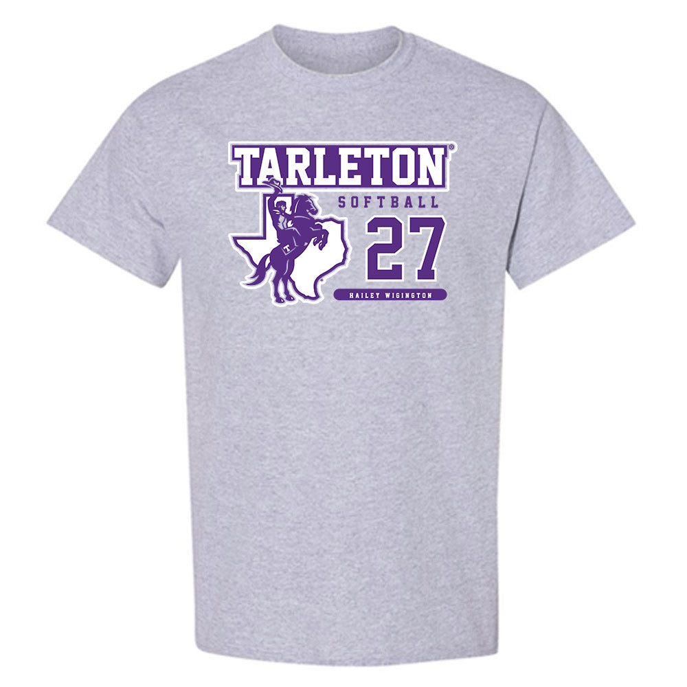 Tarleton State - NCAA Softball : Hailey Wigington - Classic Fashion Shersey T-Shirt-0