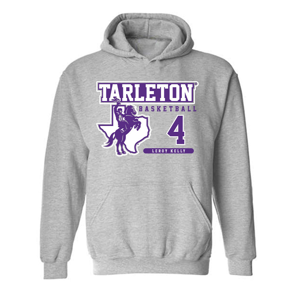 Tarleton State - NCAA Men's Basketball : Leroy Kelly - Classic Fashion Shersey Hooded Sweatshirt-0