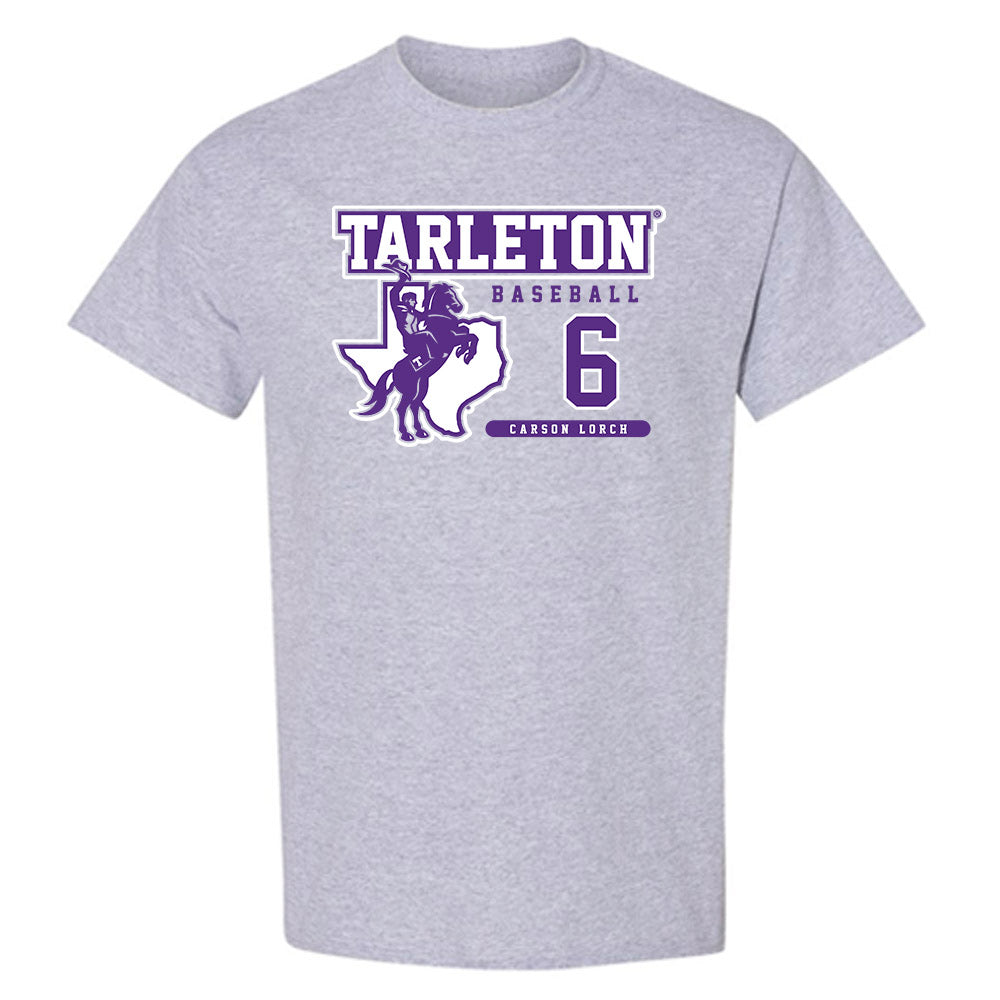 Tarleton State - NCAA Baseball : Carson Lorch - Classic Fashion Shersey T-Shirt-0