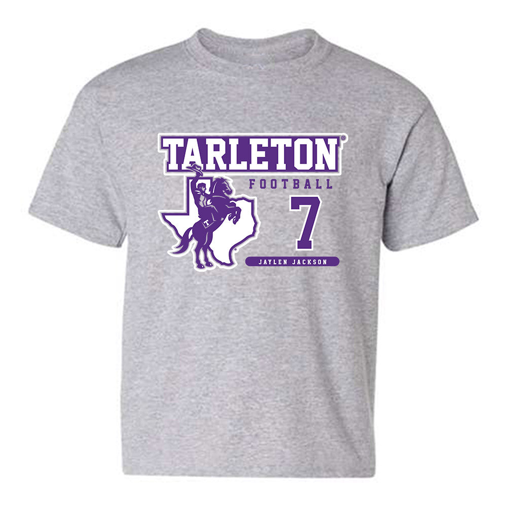 Tarleton State - NCAA Football : Jaylen Jackson - Classic Fashion Shersey Youth T-Shirt-0