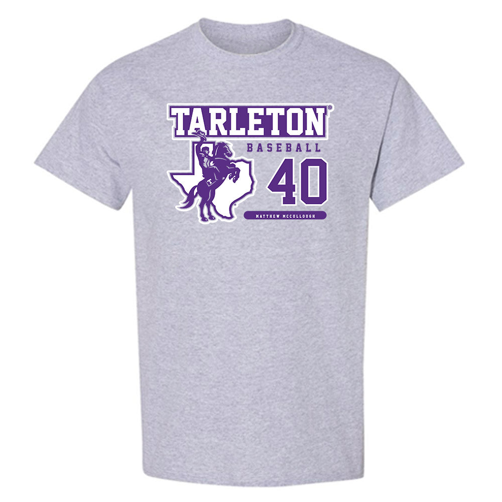 Tarleton State - NCAA Baseball : Matthew McCullough - Classic Fashion Shersey T-Shirt-0