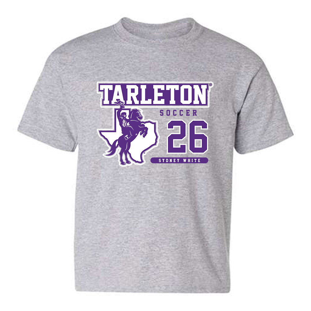 Tarleton State - NCAA Women's Soccer : Sydney White - Classic Fashion Shersey Youth T-Shirt-0