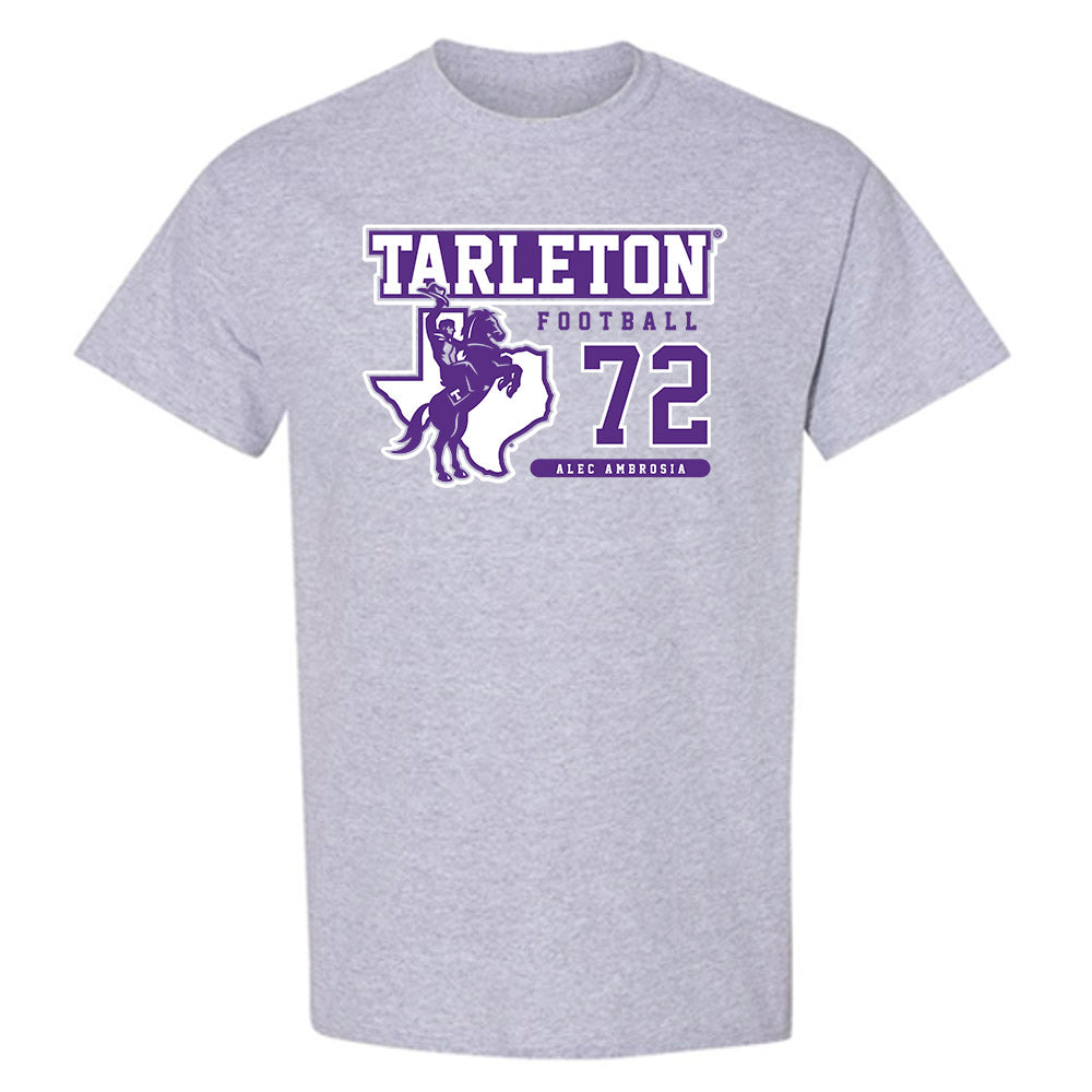 Tarleton State - NCAA Football : Alec Ambrosia - Classic Fashion Shersey T-Shirt-0