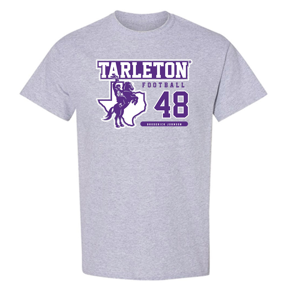 Tarleton State - NCAA Football : Broderick Johnson - Classic Fashion Shersey T-Shirt-0
