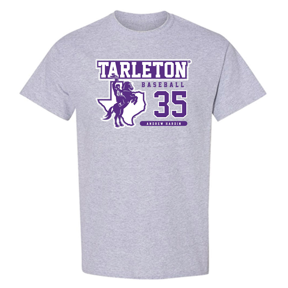 Tarleton State - NCAA Baseball : Andrew Hardin - Classic Fashion Shersey T-Shirt-0