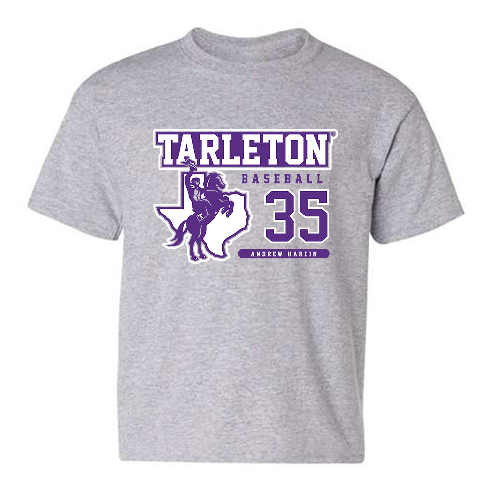 Tarleton State - NCAA Baseball : Andrew Hardin - Classic Fashion Shersey Youth T-Shirt-0