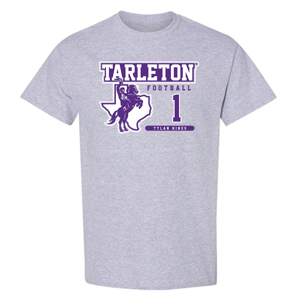 Tarleton State - NCAA Football : Tylan Hines - Classic Fashion Shersey T-Shirt-0