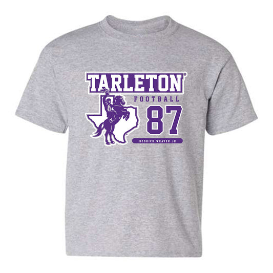 Tarleton State - NCAA Football : Rodrick Weaver Jr - Classic Fashion Shersey Youth T-Shirt