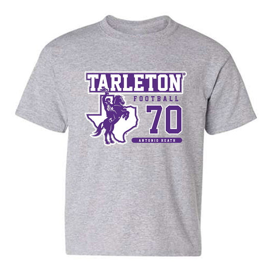 Tarleton State - NCAA Football : Antonio Heath - Classic Fashion Shersey Youth T-Shirt-0