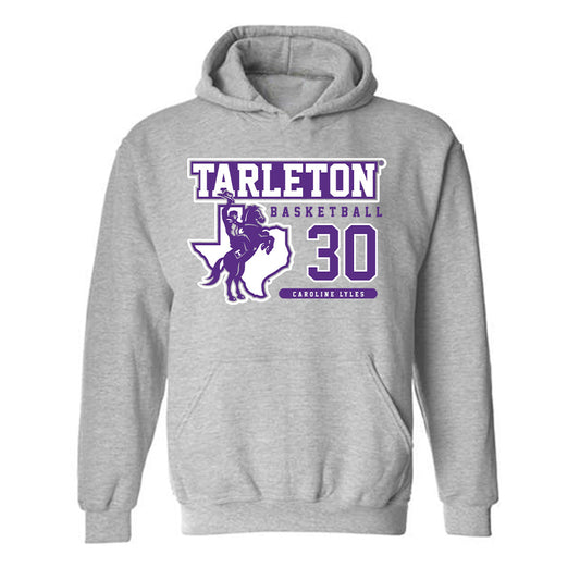 Tarleton State - NCAA Women's Basketball : Caroline Lyles - Classic Fashion Shersey Hooded Sweatshirt-0