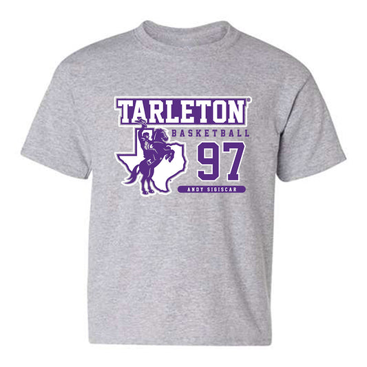 Tarleton State - NCAA Men's Basketball : Andy SIGISCAR - Classic Fashion Shersey Youth T-Shirt-0