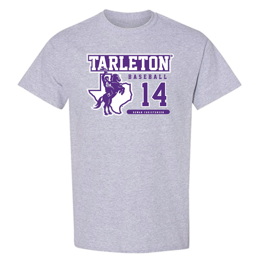Tarleton State - NCAA Baseball : Rowan Christensen - Classic Fashion Shersey T-Shirt-0