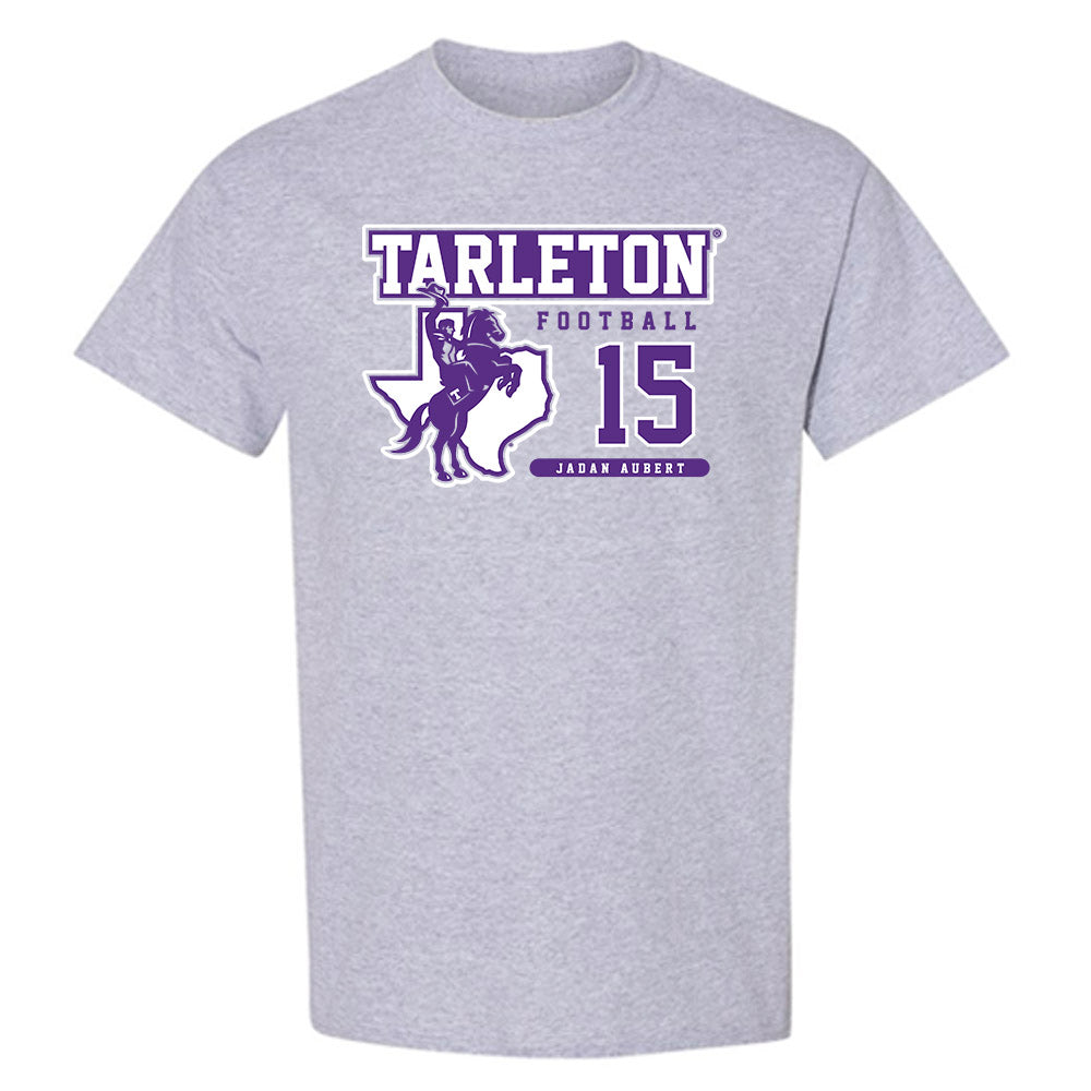 Tarleton State - NCAA Football : Jadan Aubert - Classic Fashion Shersey T-Shirt-0