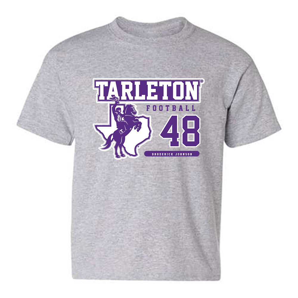 Tarleton State - NCAA Football : Broderick Johnson - Classic Fashion Shersey Youth T-Shirt-0
