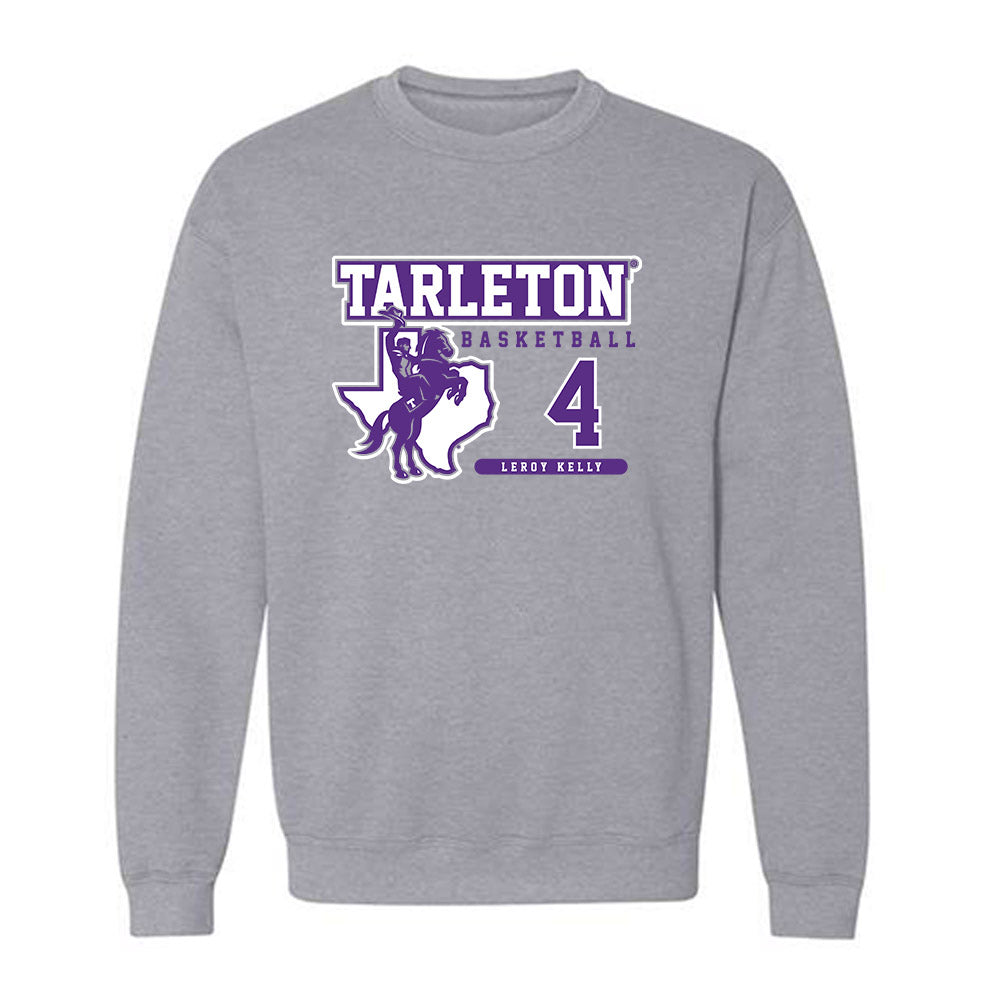 Tarleton State - NCAA Men's Basketball : Leroy Kelly - Classic Fashion Shersey Crewneck Sweatshirt-0