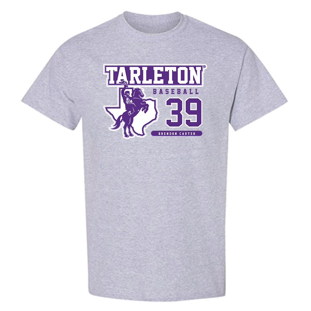 Tarleton State - NCAA Baseball : Brendon Carter - Classic Fashion Shersey T-Shirt-0
