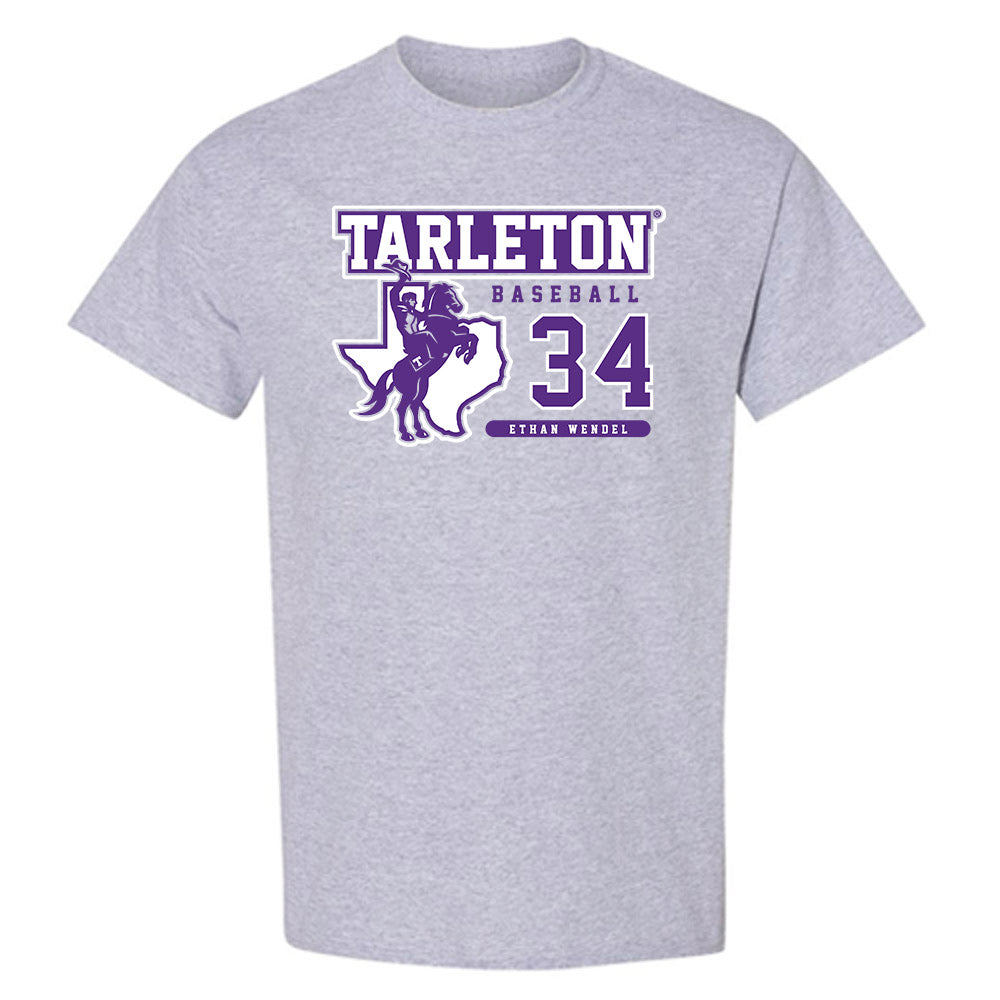 Tarleton State - NCAA Baseball : Ethan Wendel - Classic Fashion Shersey T-Shirt-0