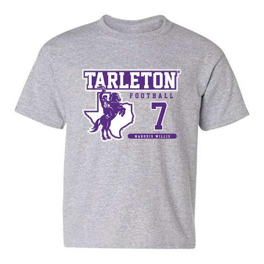 Tarleton State - NCAA Football : Marquis Willis - Classic Fashion Shersey Youth T-Shirt-0