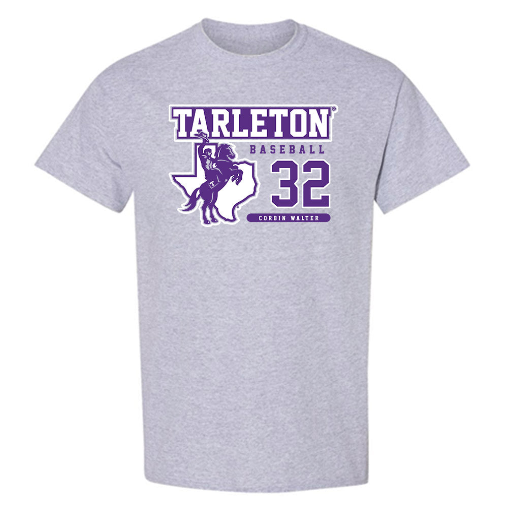 Tarleton State - NCAA Baseball : Corbin Walter - Classic Fashion Shersey T-Shirt-0