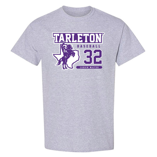 Tarleton State - NCAA Baseball : Corbin Walter - Classic Fashion Shersey T-Shirt-0