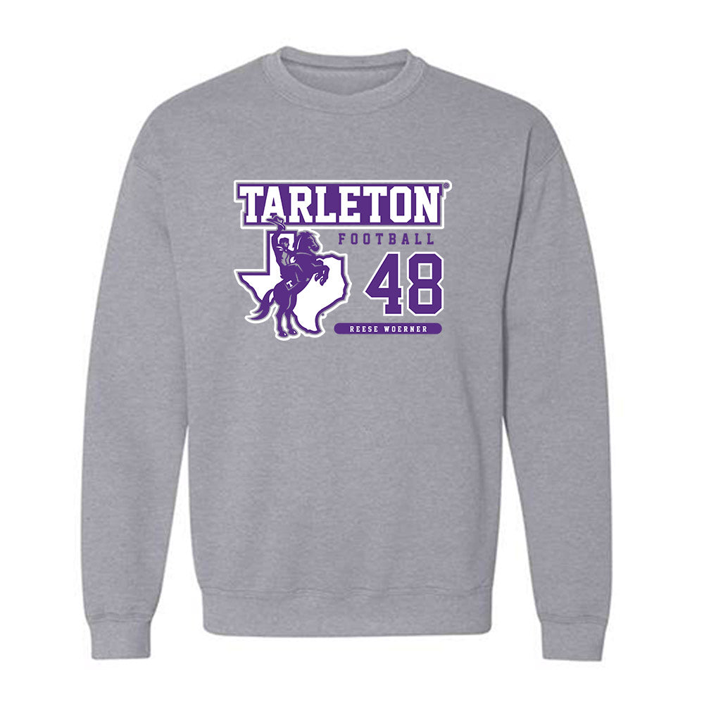 Tarleton State - NCAA Football : Reese Woerner - Classic Fashion Shersey Crewneck Sweatshirt-0