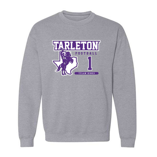 Tarleton State - NCAA Football : Tylan Hines - Classic Fashion Shersey Crewneck Sweatshirt-0