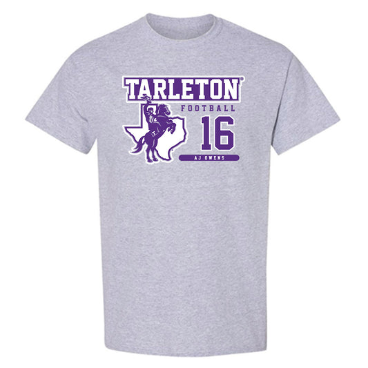 Tarleton State - NCAA Football : AJ Owens - Classic Fashion Shersey T-Shirt-0