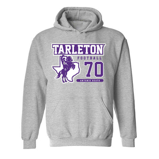 Tarleton State - NCAA Football : Antonio Heath - Classic Fashion Shersey Hooded Sweatshirt-0