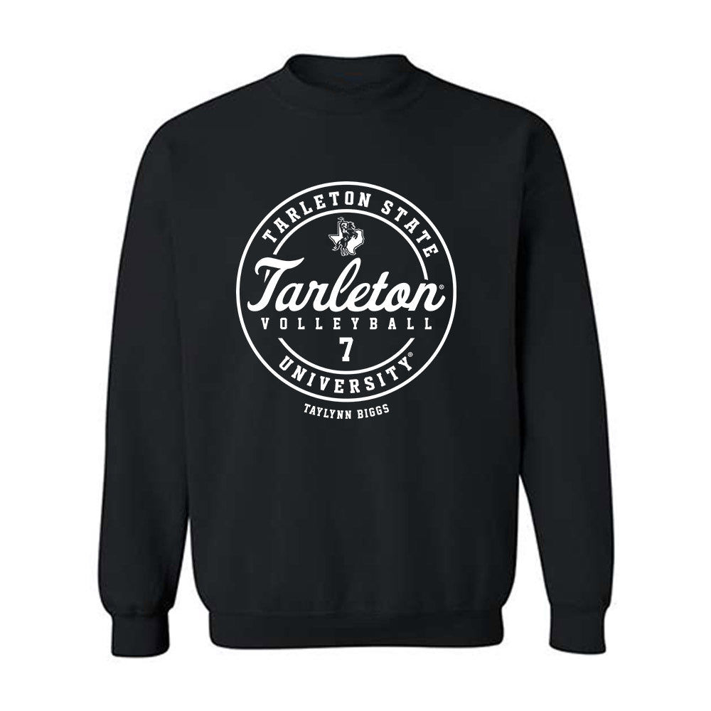 Tarleton State - NCAA Women's Volleyball : Taylynn Biggs - Classic Fashion Shersey Crewneck Sweatshirt-0