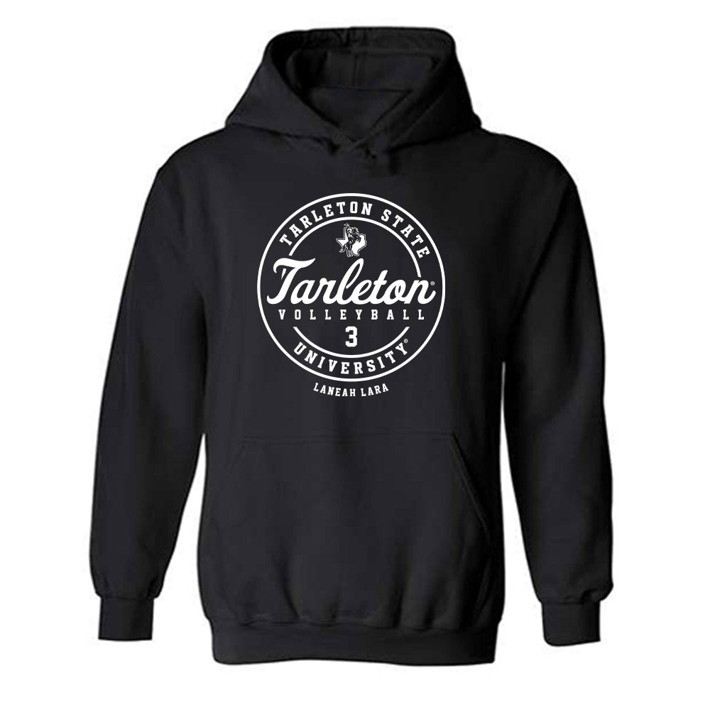 Tarleton State - NCAA Women's Volleyball : LaNeah Lara - Classic Fashion Shersey Hooded Sweatshirt-0