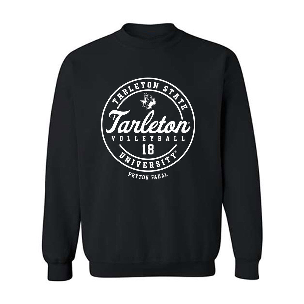 Tarleton State - NCAA Women's Volleyball : Peyton Fadal - Classic Fashion Shersey Crewneck Sweatshirt-0