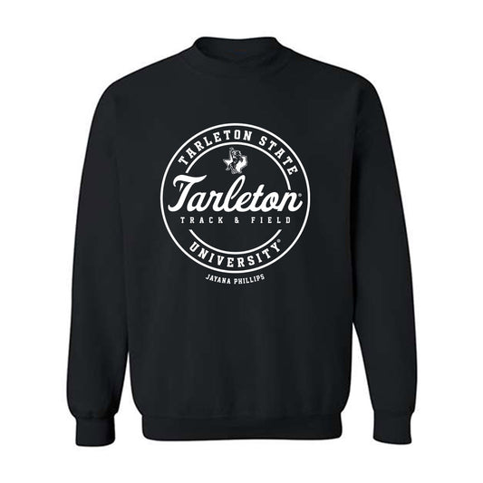 Tarleton State - NCAA Women's Track & Field : Jayana Phillips - Classic Fashion Shersey Crewneck Sweatshirt-0